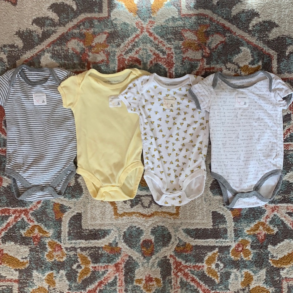 Burts Bees onesies